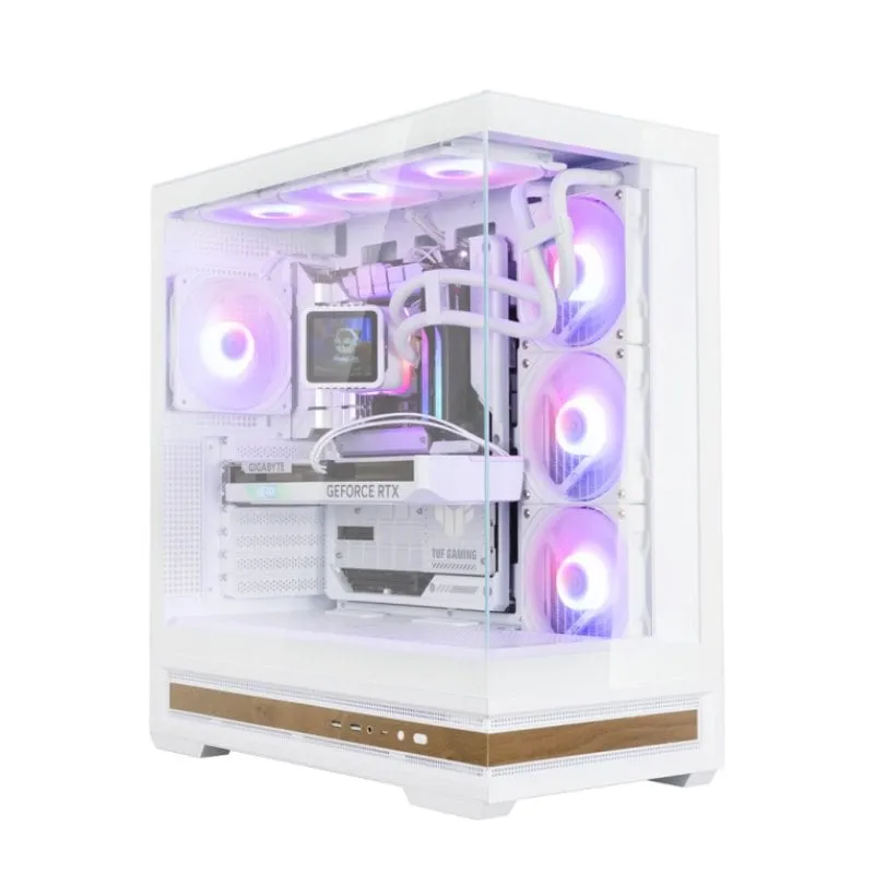 Zalman P40 Namu Atx Box 4xvent 120mm Argb 2xusb 3.0 Bianco Senza Sorgente - immagine 1
