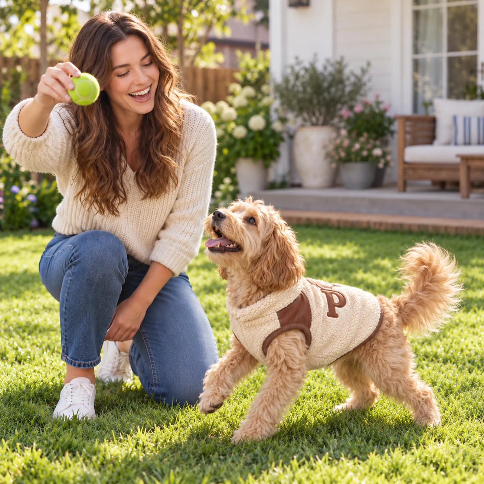 DoggieKit Cappotto Cane Invernale Cappotto per Cani con Fodera in Pile - immagine 8
