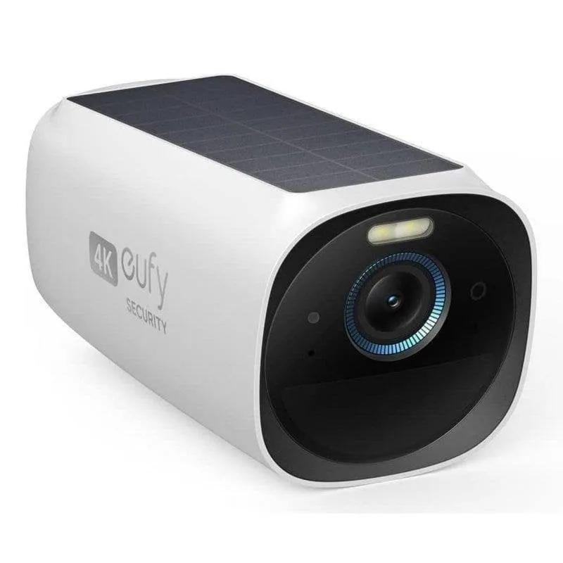 Videocamere di sorveglianza Eufy S330 eufyCam 3 4K Visione Notturna Esterna IA Allarme Audio Bidirezionale Controllo Vocale Pannello Solare - immagine 1