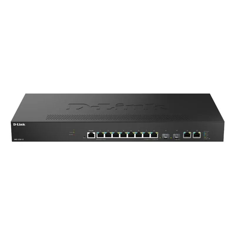 Switch D-Link DMS-1250-12/E 12 porte 10G SFP+ Multigigabit Rackmount Managed - immagine 1