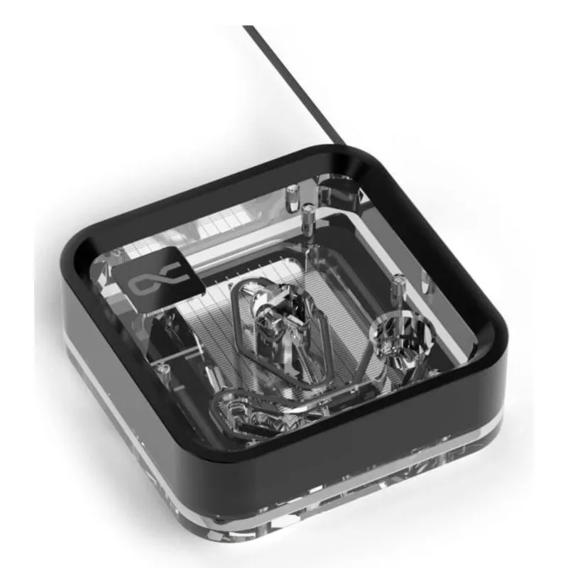 Refrigerazione Liquida Alphacool Core 1 LT Aurora Compatibile Intel AMD Acrilico Nero Trasparente - immagine 1
