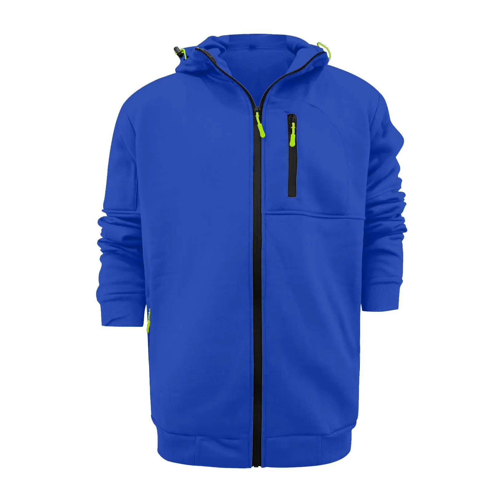 Felpa Uomo Con Cappuccio&Zip Felpe Lavoro Abbigliamento Invernale/Autunno - immagine 5