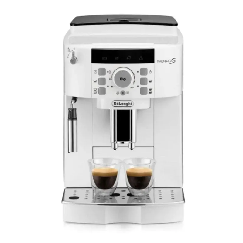 Caffettiera Automatica DeLonghi Magnifica S ECAM 22.110.W 1.8L 15 bar con macinacaffè integrato bianca - immagine 1
