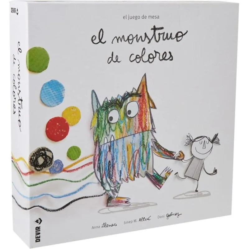 Gioco da tavolo Devir El Monstruo de Colores per 2-5 giocatori dai 3 anni, partita 20 min - immagine 1