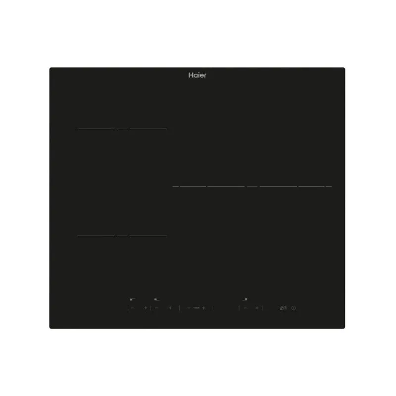Piano a induzione Haier HAI63DC 3 zone 60 cm Timer Boost Touch Control Nero - immagine 1