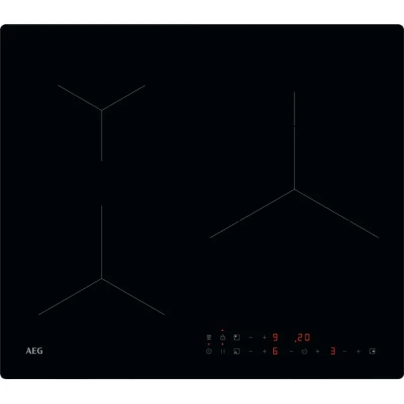 Piastra a induzione AEG TN63IP0BIB 60 cm 3 zone PowerBoost controllo touch Hob2Hood - immagine 1