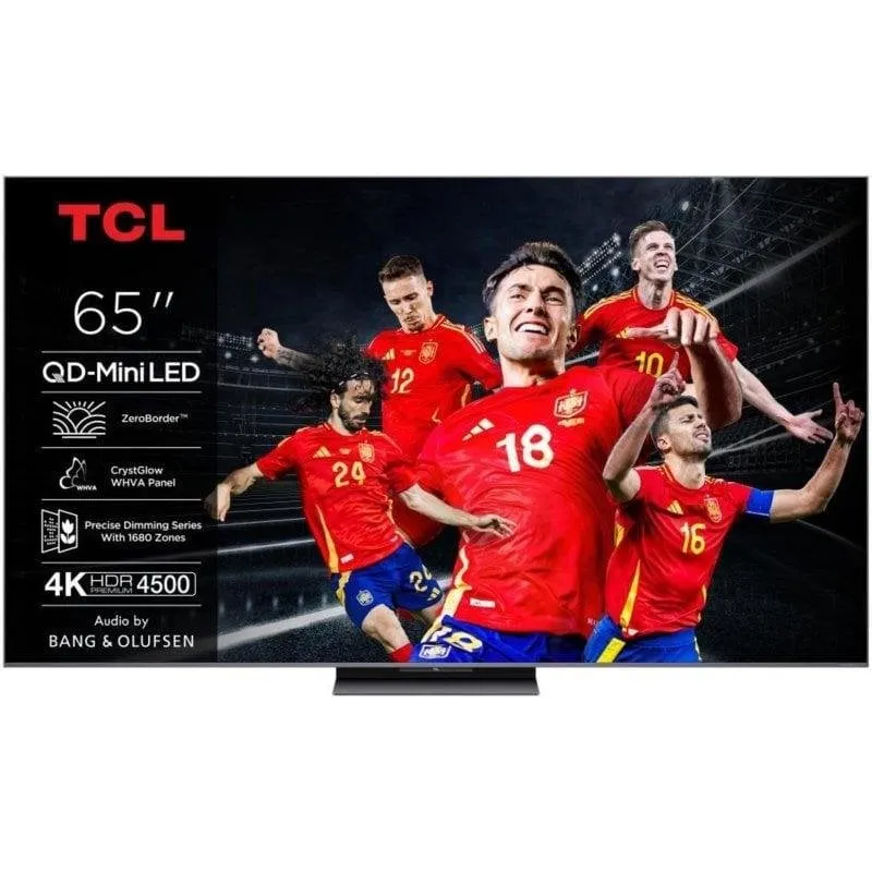 TV TCL QD Mini LED 65C8K 65" 4K Ultra HD 144Hz Smart TV Google TV HDR10 Dolby Atmos - immagine 1