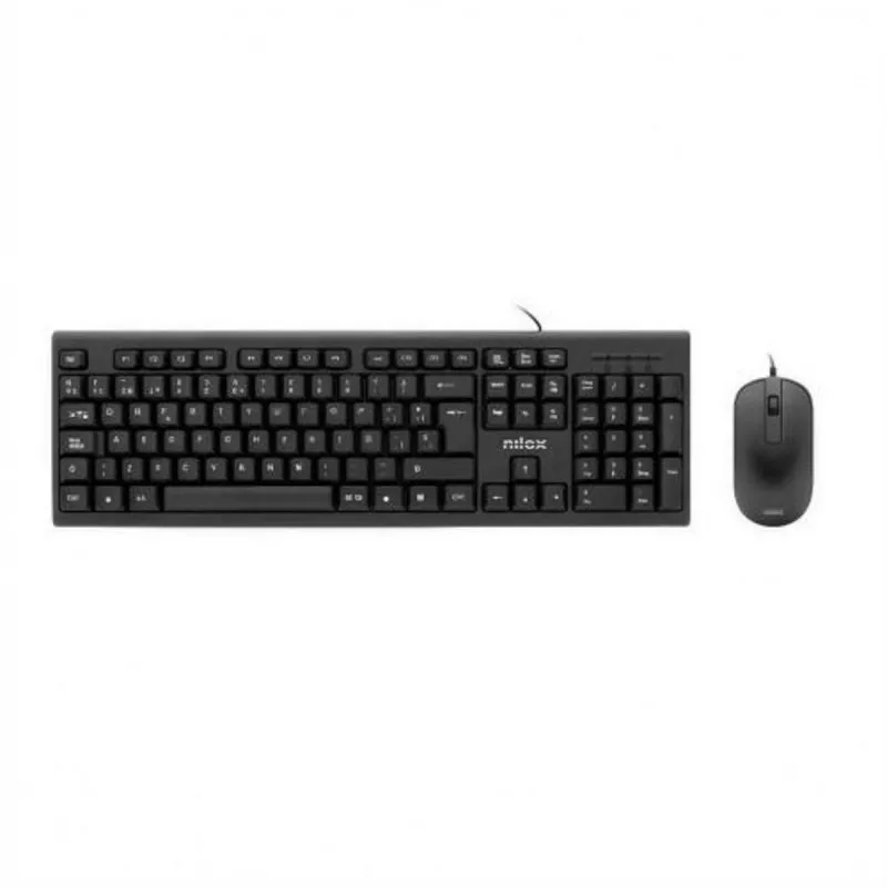 Mouse USB Nero 3 Pulsanti Rotella Compatta Ergonomica 530 DPI - immagine 1