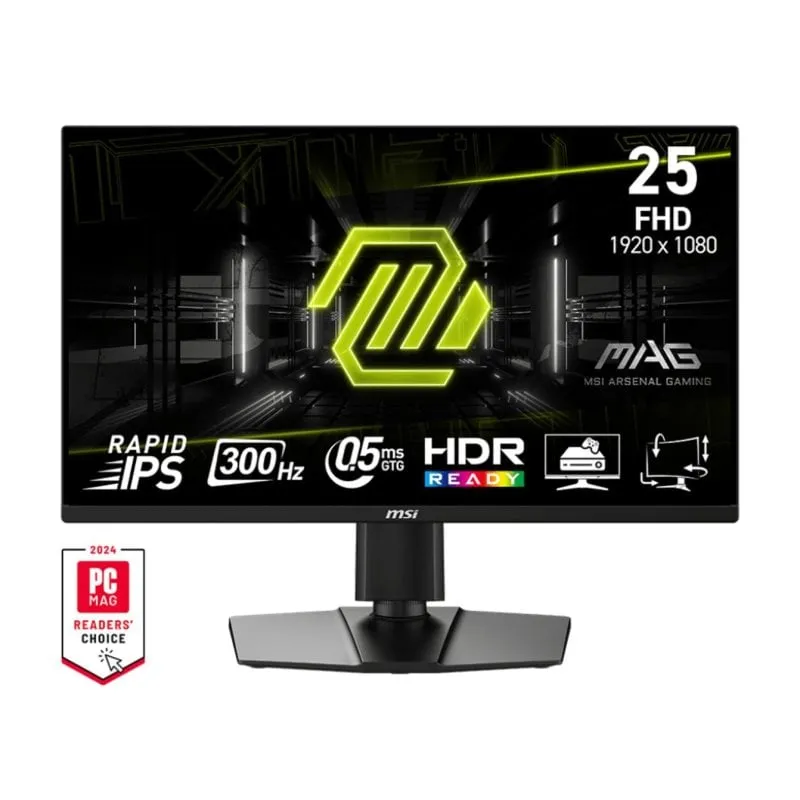 Monitor MSI MAG 255PXF 24,5" FullHD 300Hz Rapid IPS 0,5ms Speaker VESA Gaming - immagine 1