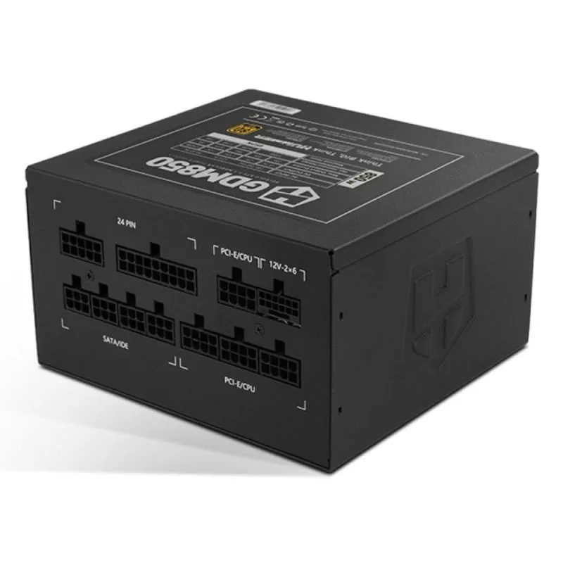 Fonte di Alimentazione Nox 850W 80+ Gold Hummer GDM Modulare ATX 3.1 Ventola 120 mm - immagine 1
