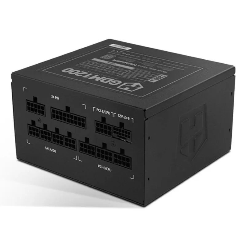 Fonte di Alimentazione Nox 1200W Certificazione 80+ Gold Hummer GDM1200W Modulari ATX 3.1 Ventola 120 mm - immagine 1