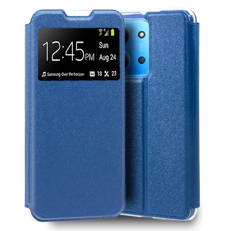 Custodia Flip Cover COOL per Xiaomi Redmi 15C / 15C 5G / Poco C85 Blu Semplice - immagine 1