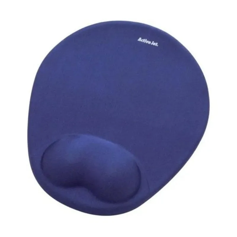 Tappetino per mouse Activejet ACJ GEL MOUSE PAD BLUE blu gel poggiapolsi base antiscivolo - immagine 1