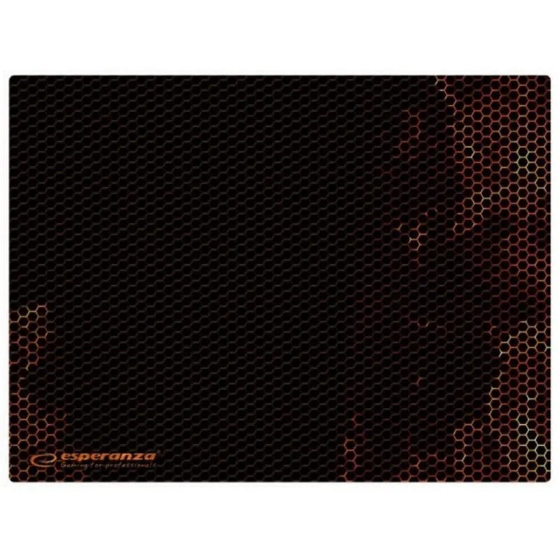 Tappetino gaming Esperanza EGP103R nero 400x300 mm base antiscivolo tessuto - immagine 1
