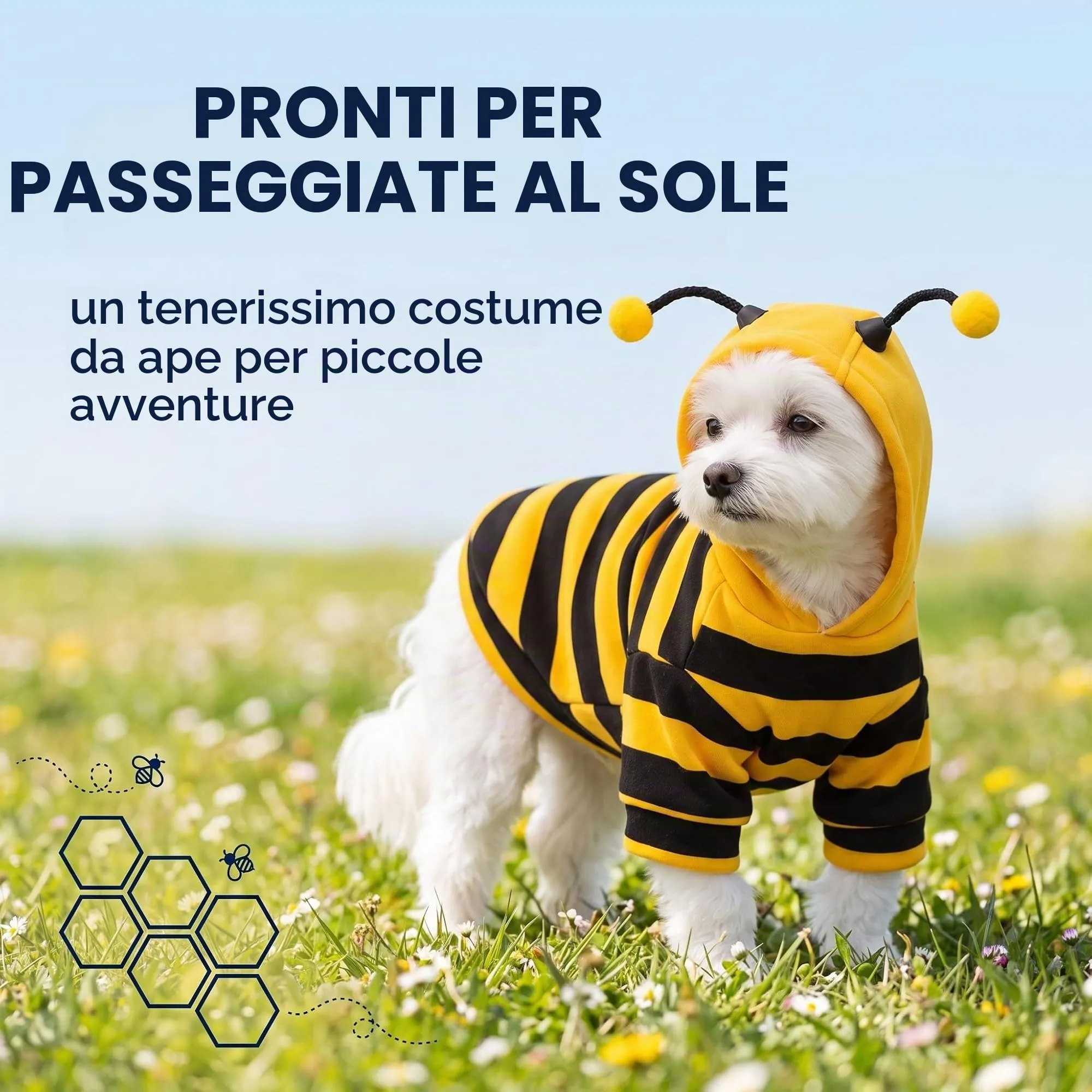 IMLDUY Costume Ape per Gatto e Cani Piccola Taglia, Vestiti Halloween Gatto con Cappuccio, Felpa Morbida per Animali Domestici 2-4kg, Travestimento Divertente per Feste e Natale - immagine 2