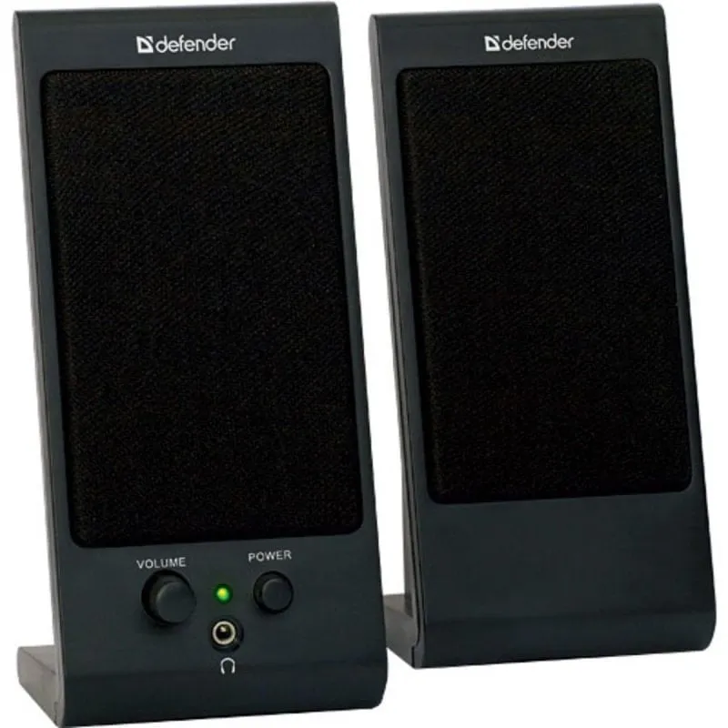 Altoparlanti Defender 2.0 cablati 4W USB con uscita cuffie per PC - immagine 1