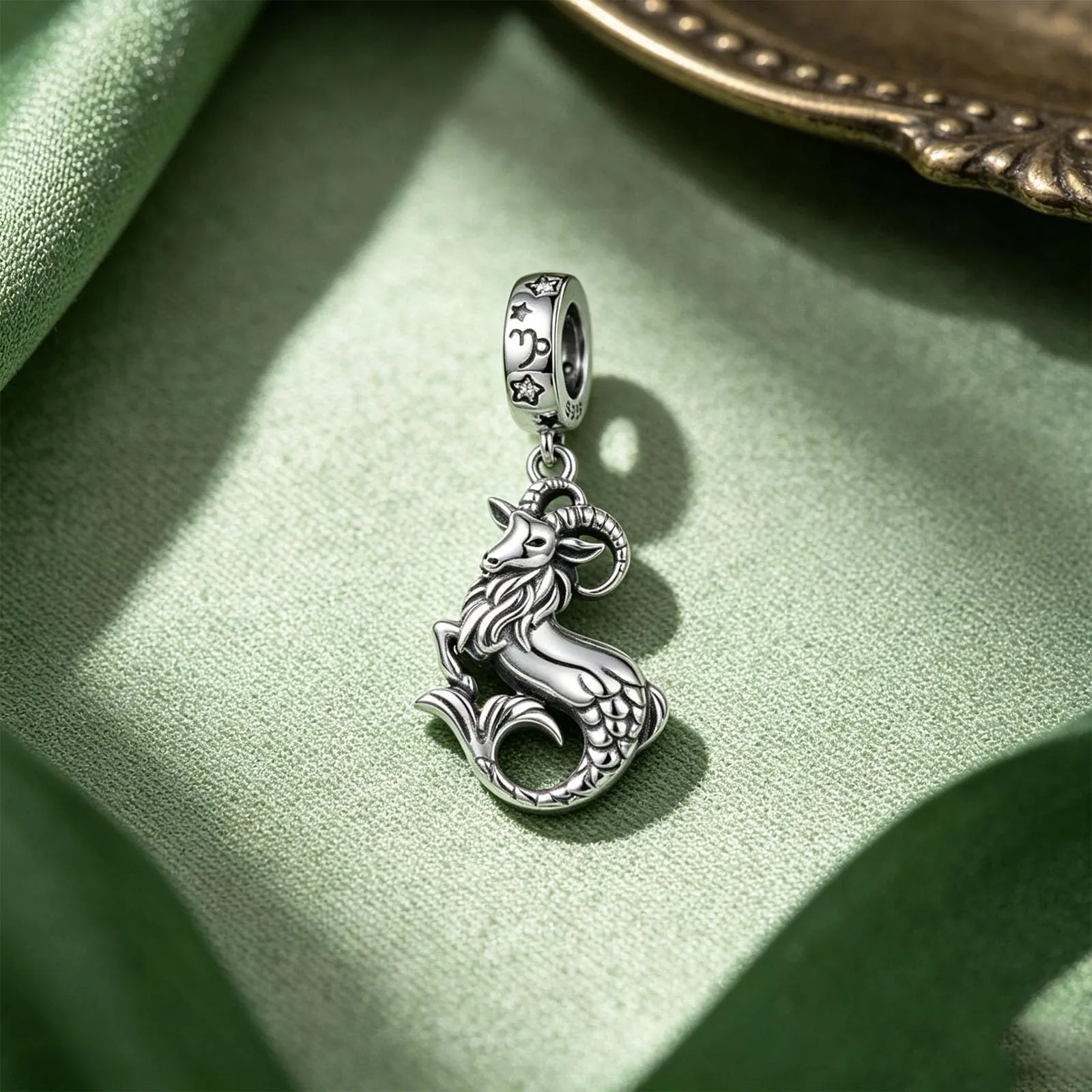 ROMANTICWORK Argento Sterling 925, Koala, Maiale, Gatto, Colibrì, Mucca delle Highland, Leone, Volpe, Scimmia, Teschio, Mano, Tigre, Panda Rosso, per Bracciali, Gioielli Animali per Donne, 13 x 8 mm - immagine 2