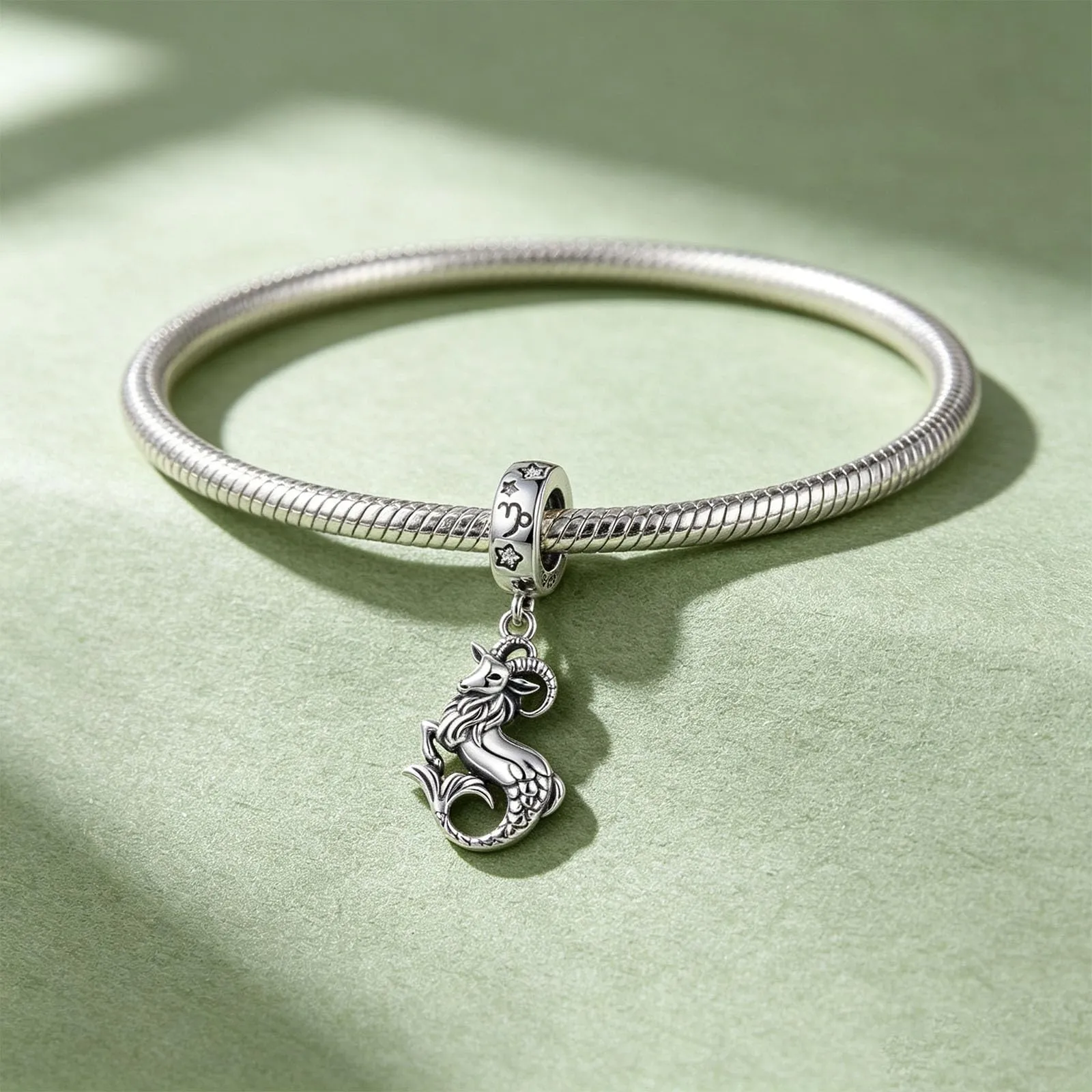 ROMANTICWORK Argento Sterling 925, Koala, Maiale, Gatto, Colibrì, Mucca delle Highland, Leone, Volpe, Scimmia, Teschio, Mano, Tigre, Panda Rosso, per Bracciali, Gioielli Animali per Donne, 13 x 8 mm - immagine 3