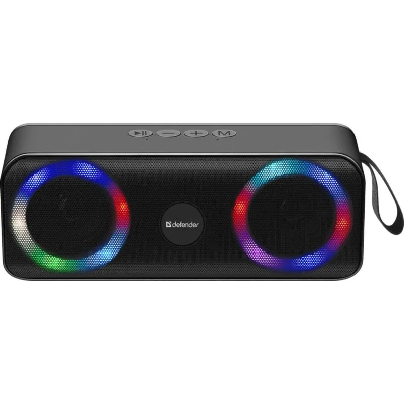 Altoparlanti Defender portatili stereo Bluetooth 10W con LED multicolor e microfono - immagine 1