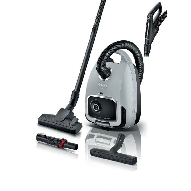 Aspirapolvere con Sacco Bosch Serie 6 BGB6X330 600W Filtro HEPA 4L Grandi Superfici - immagine 1