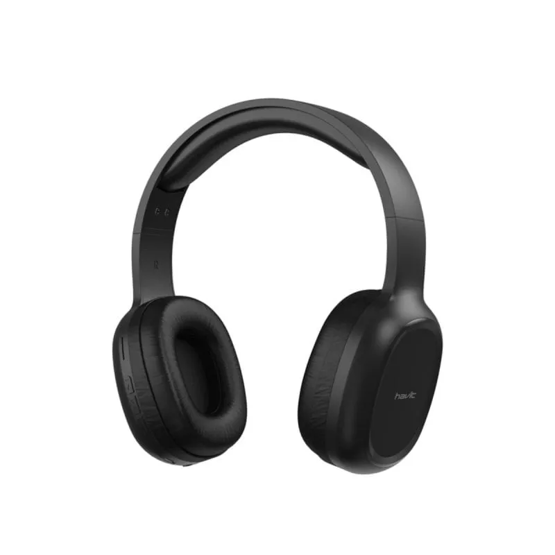 Auricolari Havit PRO wireless e cablati Bluetooth per chiamate, musica, sport, colore nero - immagine 1