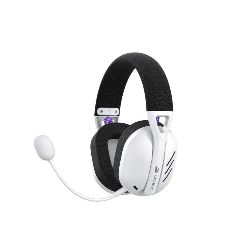 Auricolari Havit 6939119064402 wireless e cablati Bluetooth RF Gaming con microfono, nero e bianco - immagine 1