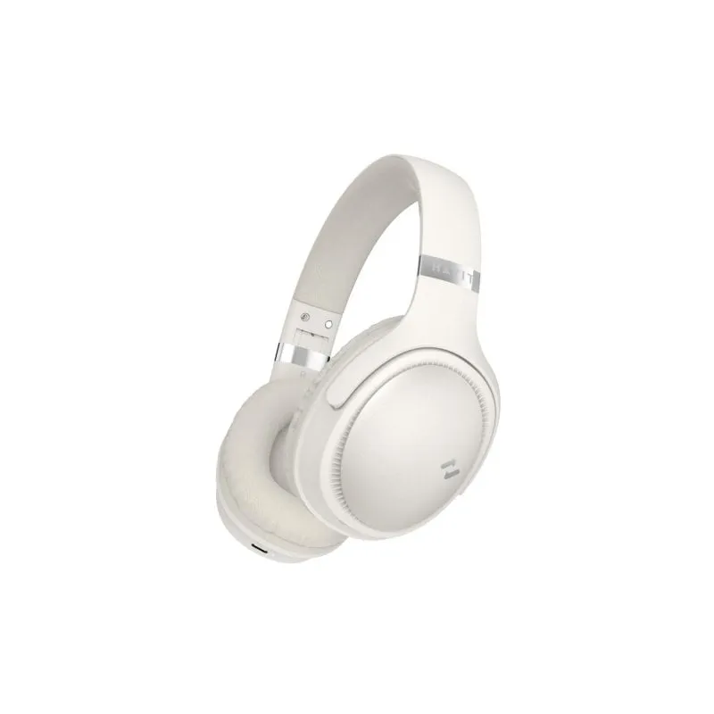 Auricolari Havit H630BT wireless e con cavo Bluetooth 5.3 per musica microfono integrato beige - immagine 1