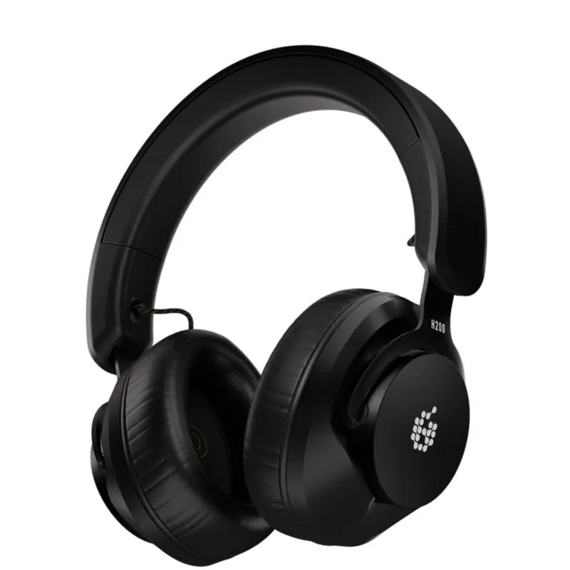 Auricolari Adam Audio H200 con cavo cablati per musica, con magneti al neodimio, colore nero - immagine 1