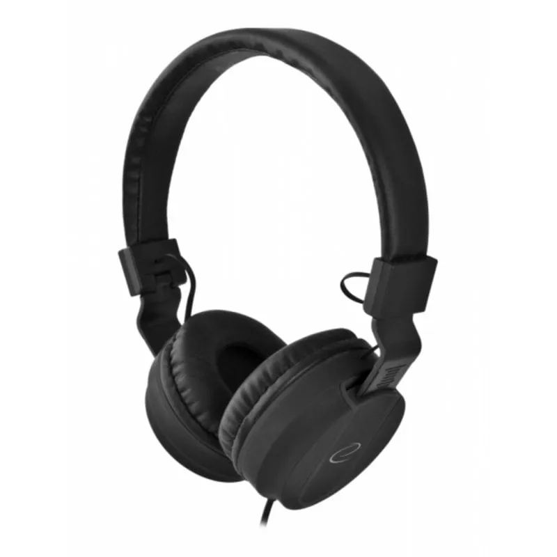 Auricolari Esperanza BONGO con filo Jack 3,5 mm per chiamate, musica e sport, colore nero - immagine 1