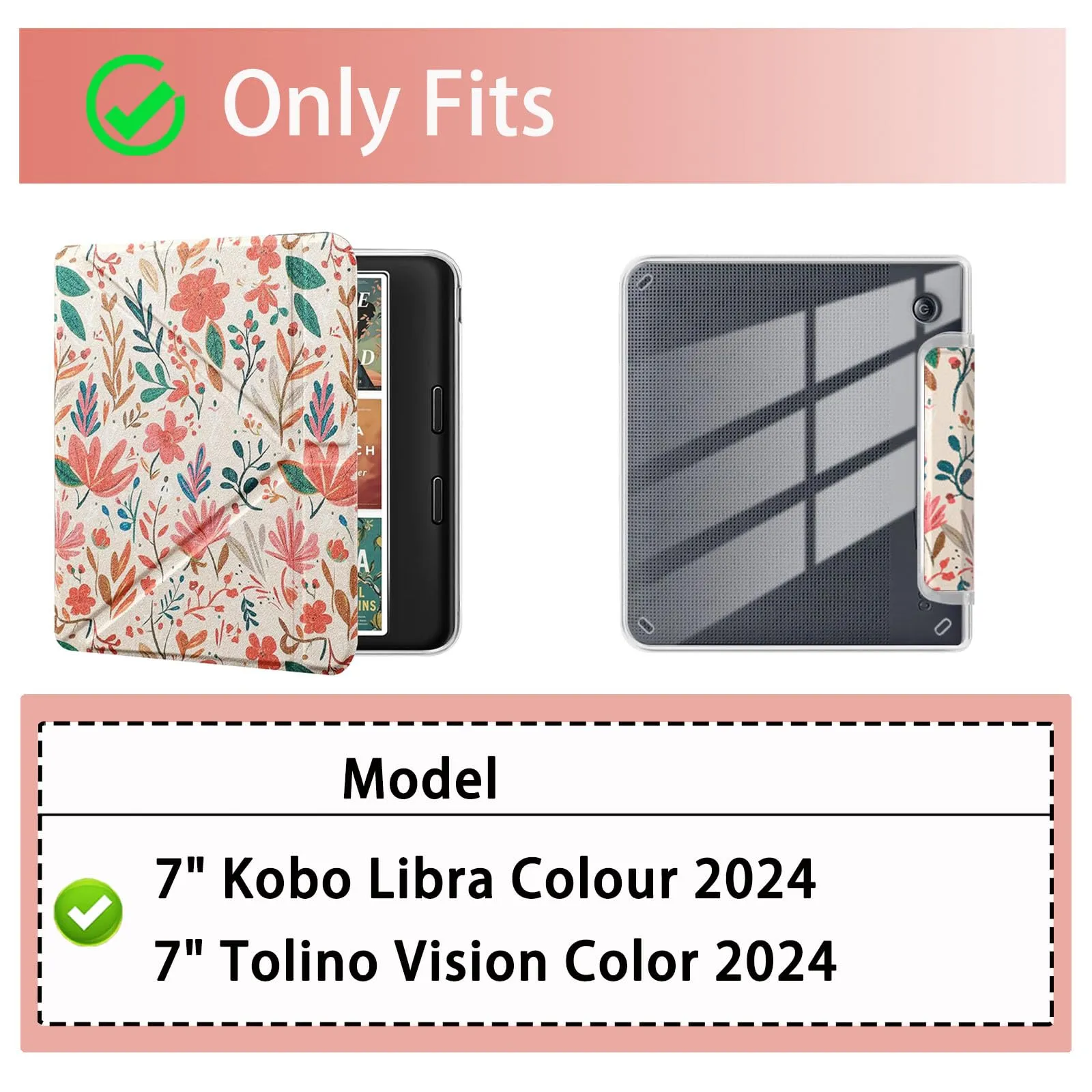 Custodia compatibile con Kobo Libra Colour 2024 da 7" e Tolino Vision Color - immagine 2