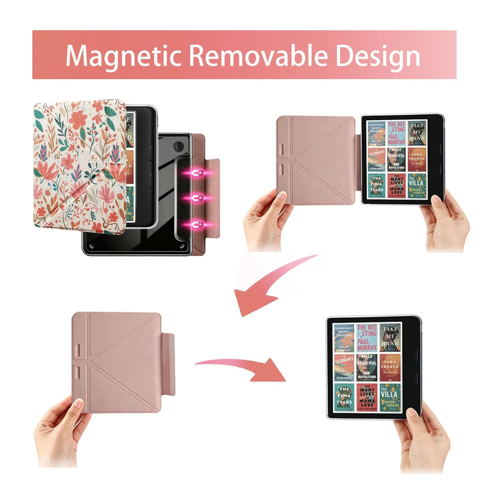 Custodia compatibile con Kobo Libra Colour 2024 da 7" e Tolino Vision Color - immagine 3