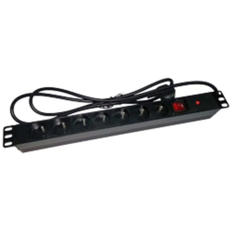 Multipresa Roline PZ071U 7 prese con interruttore e luce indicatrice - immagine 1