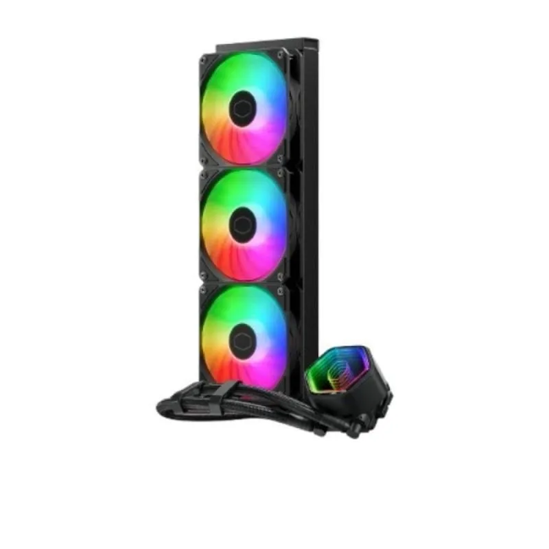 Refrigerazione Liquida Cooler Master Socket LGA1700 AM5 360mm MasterLiquid 360 Core II ARGB - immagine 1