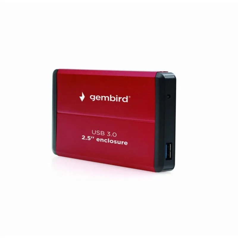 Box HDD Gembird EE2-U3S-2-R 2.5" SATA Alluminio Rosso USB 3.2 Gen 1 - immagine 1