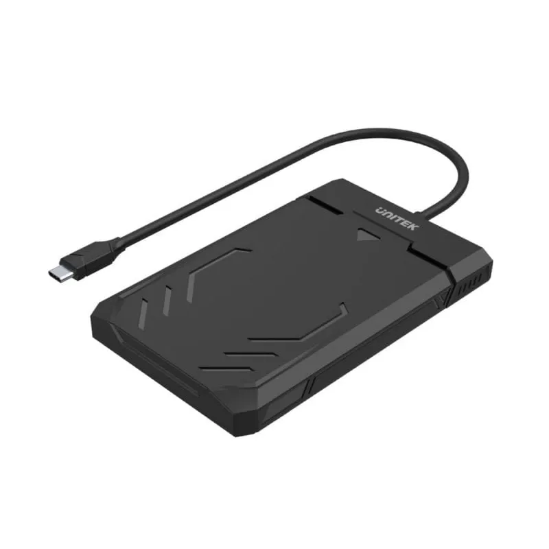 Box UNITEK Y-3036A 2.5" ABS Nero SATA USB Type-C Hot-Swap Plug and Play - immagine 1