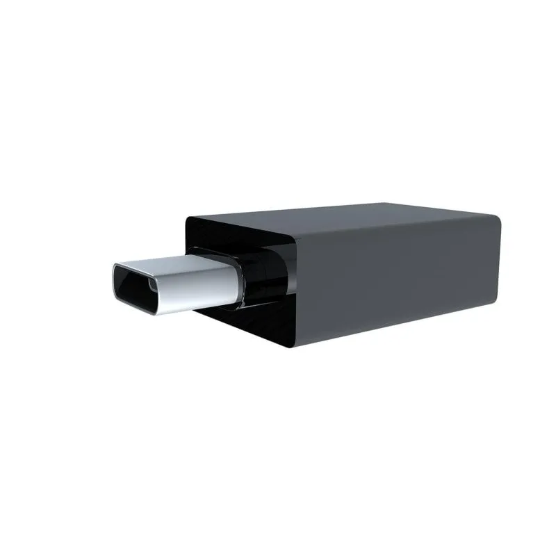 Adattatore USB Type-C Gembird A-USB2-CMAF-01 Porta USB-A Nero Plug and Play - immagine 1