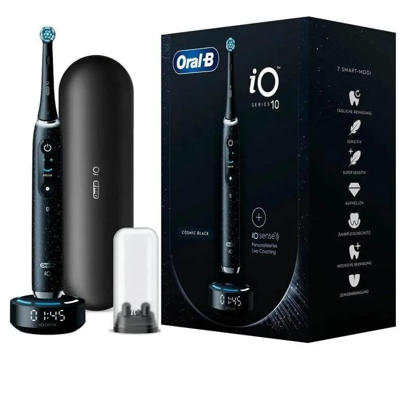 Spazzolino Elettrico Oscillante Oral-B iO Series 10 7 Modalità Sensore Pressione Bluetooth Timer Custodia - immagine 1