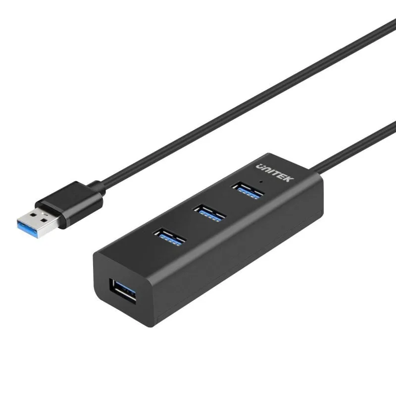 Hub UNITEK 4 porte USB 3.2 Gen 1 5000 Mbps Y-3089 Plug & Play LED - immagine 1