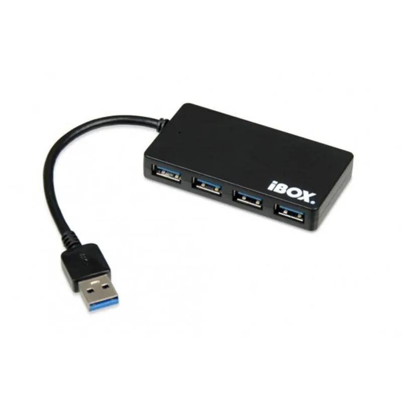 Hub iBox 4 porte 5 Gbps modello IUH3F56 alimentazione DC - immagine 1