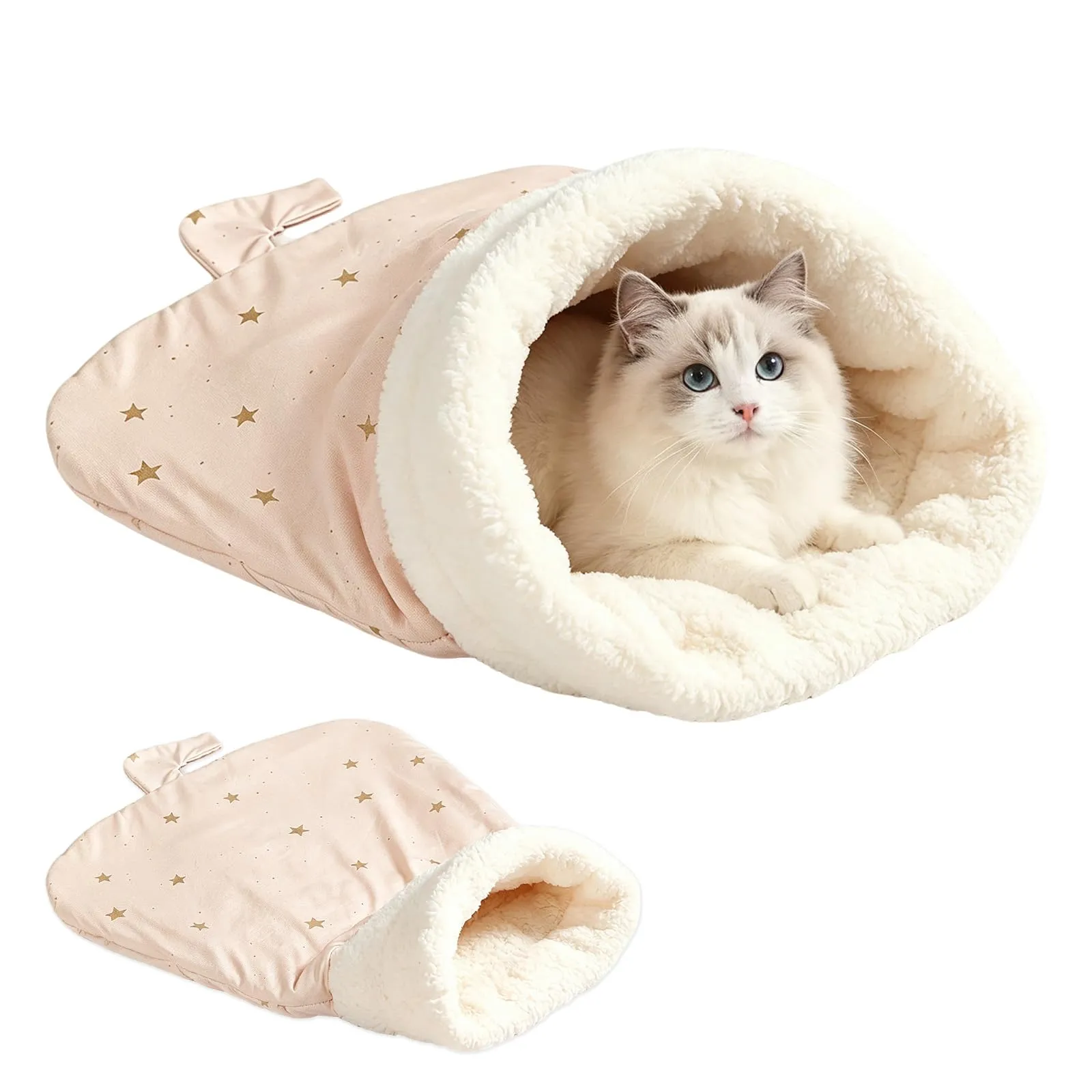 FOSDICK Sacco a Pelo per Gatti, Cuccia Gatto Spessa, Calda Cuccia per Gatti - immagine 1