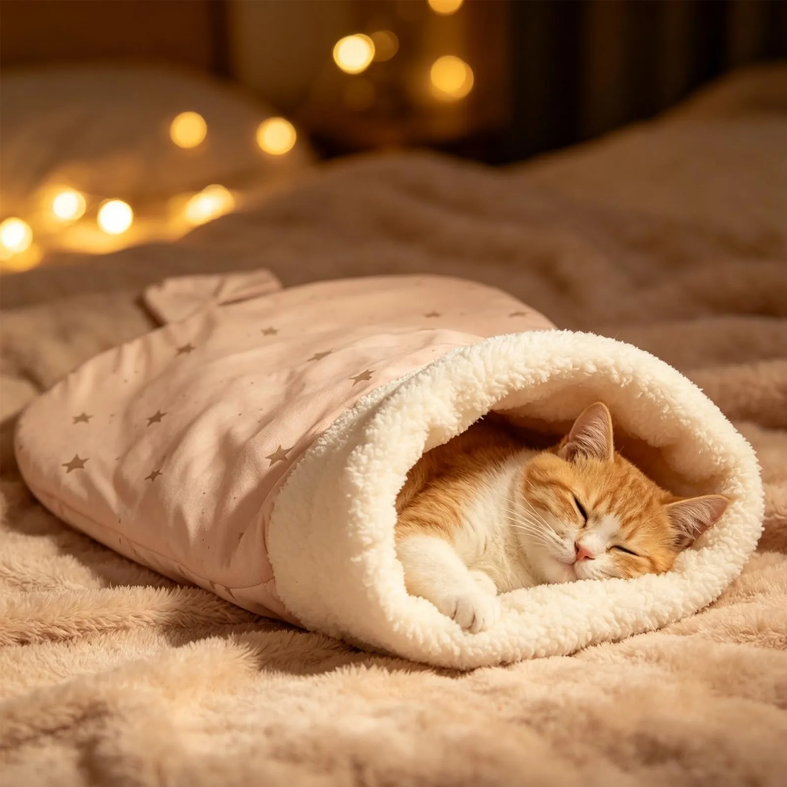 FOSDICK Sacco a Pelo per Gatti, Cuccia Gatto Spessa, Calda Cuccia per Gatti - immagine 7