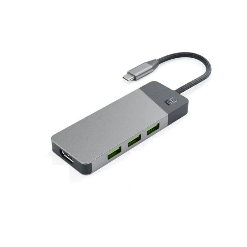 Hub Green Cell 7 porte 5000 Mbit/s modello HUBGC01 Power Delivery 85W con lettore SD - immagine 1