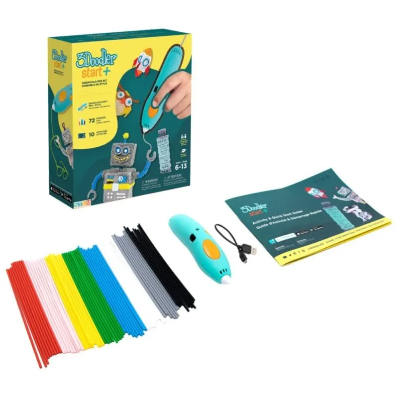 Penna 3D Create 3Doodler Start Plus ECO 48 stick USB Wireless Kit Bambini - immagine 1