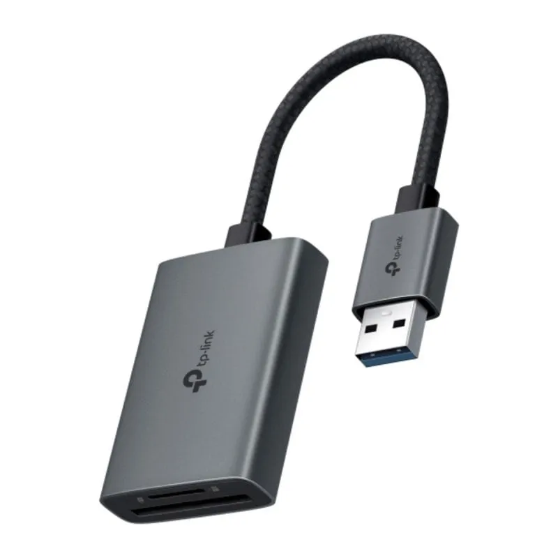 Lettore schede TP-Link UA430 USB-C MicroSD SD compatto grigio - immagine 1