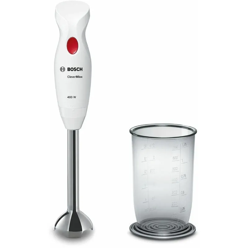 Frullatore a immersione Bosch MSM24100 400W acciaio inox bianco 1,2m - immagine 1