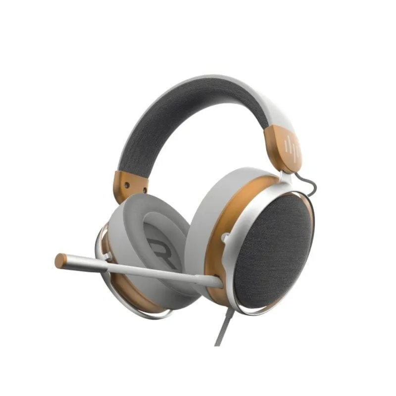 Auricolari Dark Project Sono con cavo Gaming con microfono ad alta sensibilita riduzione rumore bianchi - immagine 1