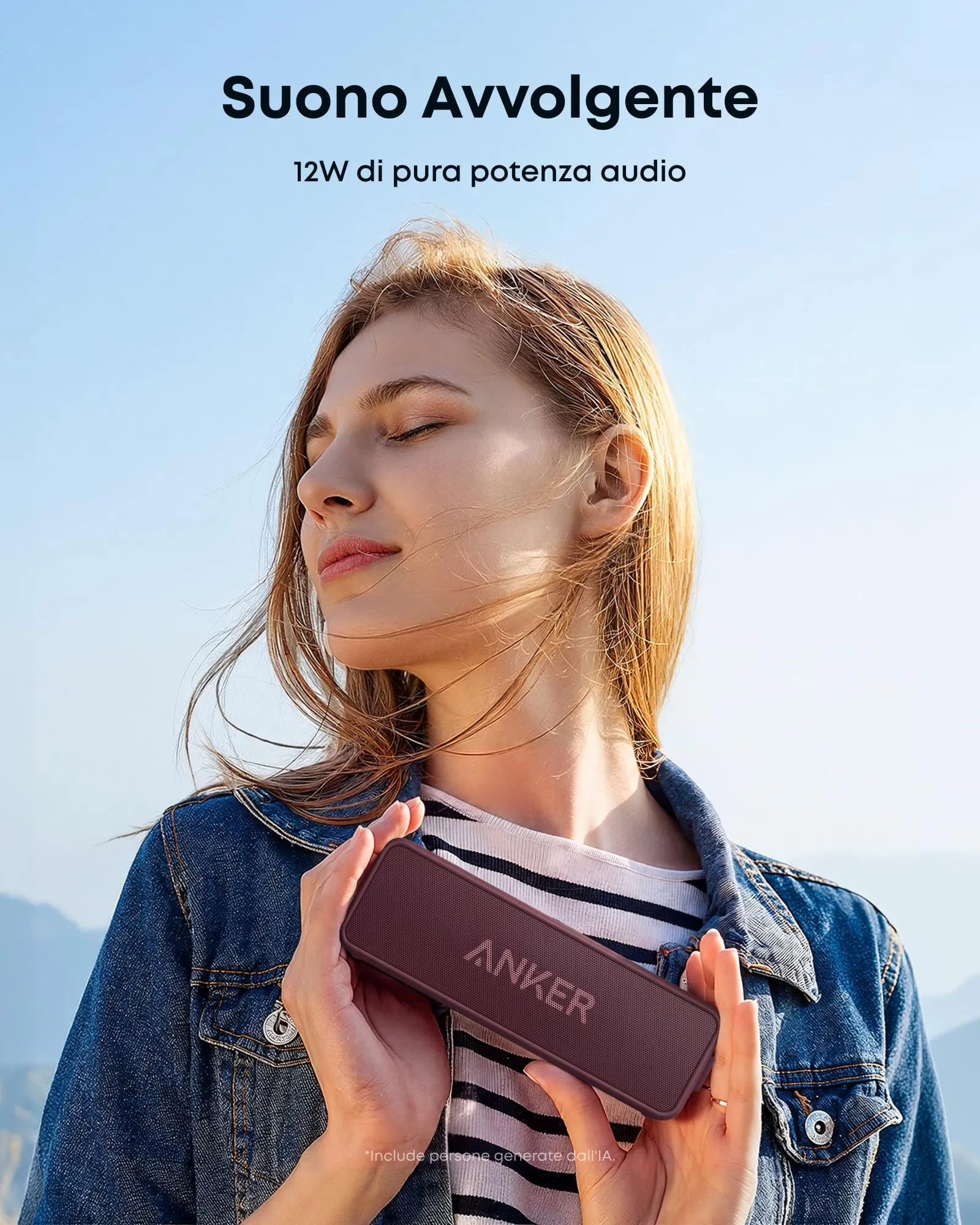Soundcore 2 di Anker, Cassa Bluetooth Portatile 12 W, IPX7, 24 Ore - immagine 3