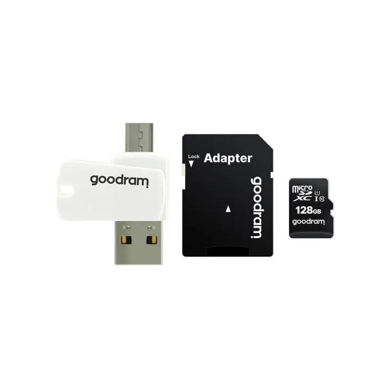 Lettore di schede Goodram M1A4 All in One 128GB microSDXC USB UHS-I - immagine 1