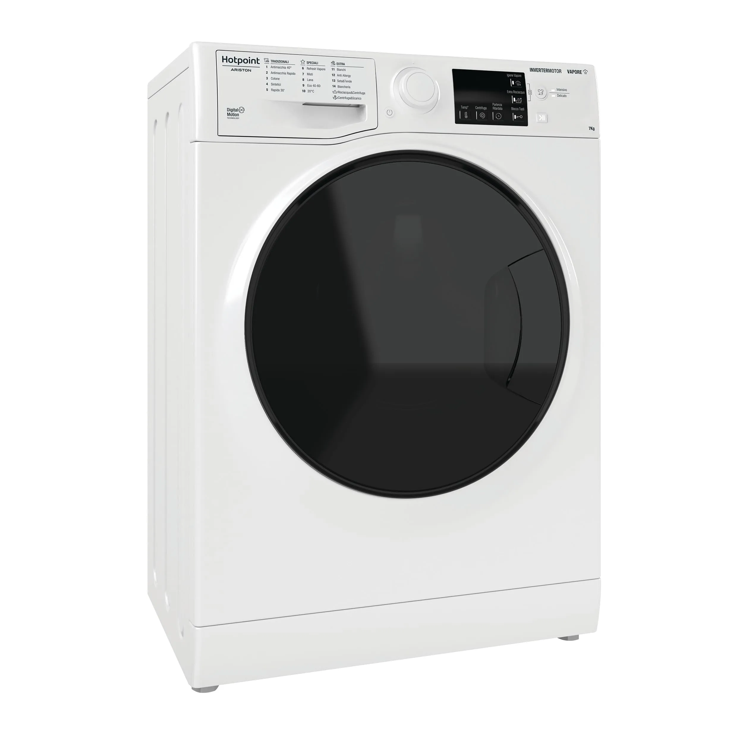 Hotpoint Ariston RSSG 726D IT - Lavatrice 7kg Slim, Classe A - immagine 2
