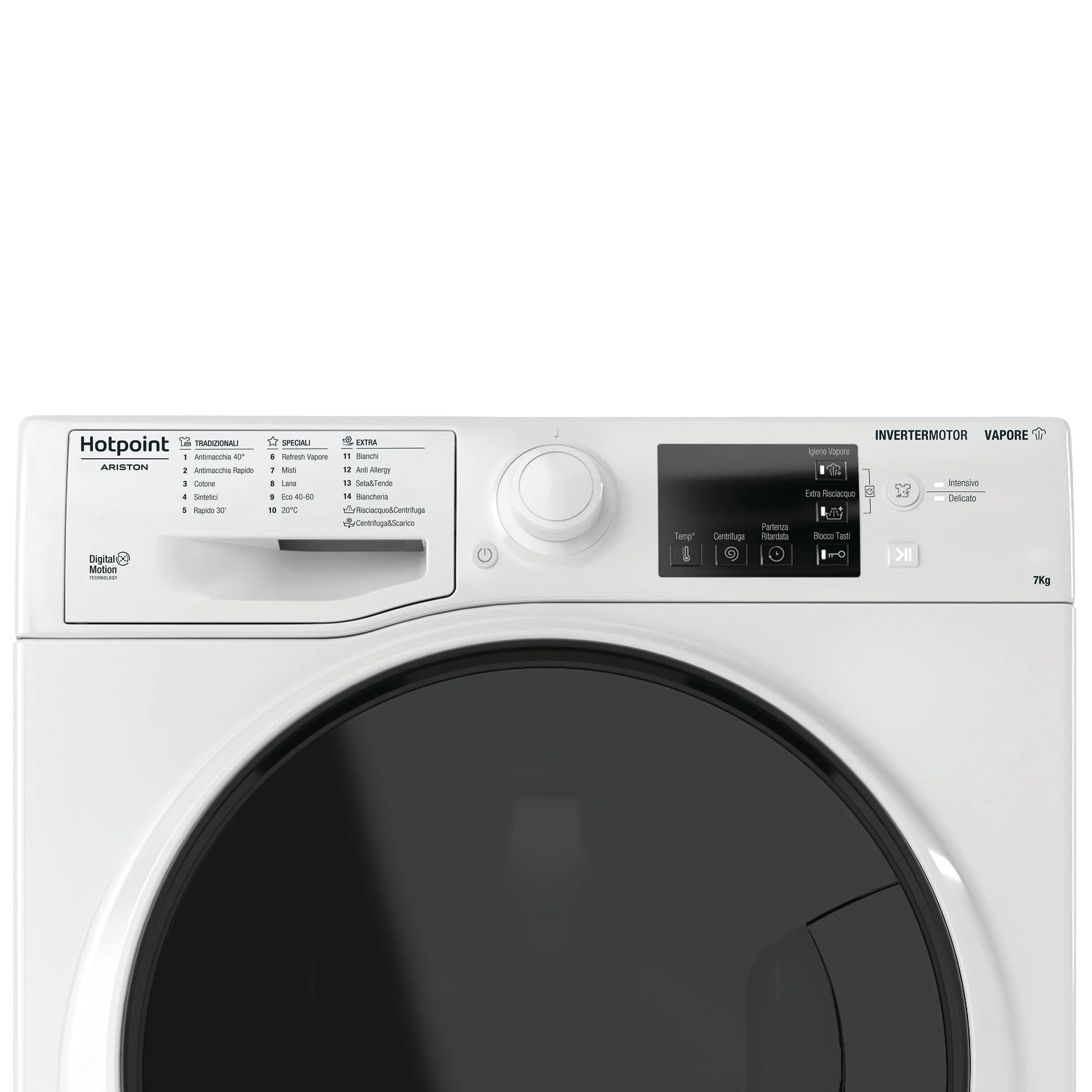 Hotpoint Ariston RSSG 726D IT - Lavatrice 7kg Slim, Classe A - immagine 4